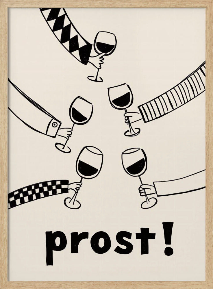 Proost! Wijnfeest met vrienden | Poster