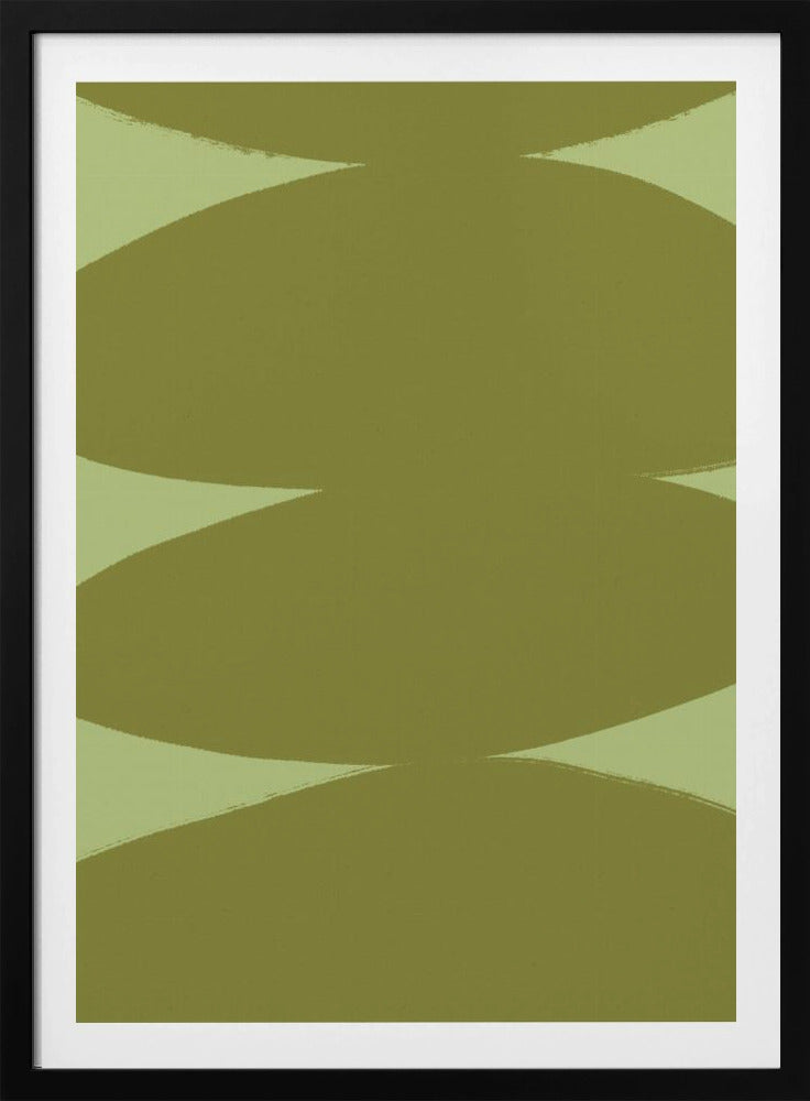Groene Harmonievormen | Poster