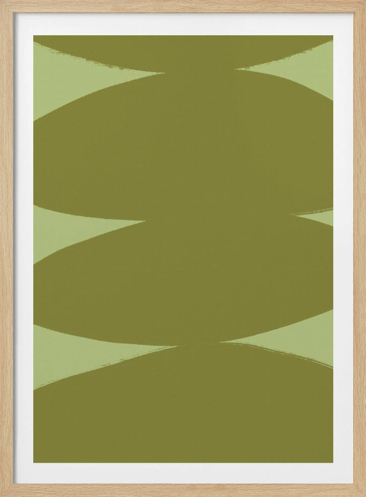 Groene Harmonievormen | Poster