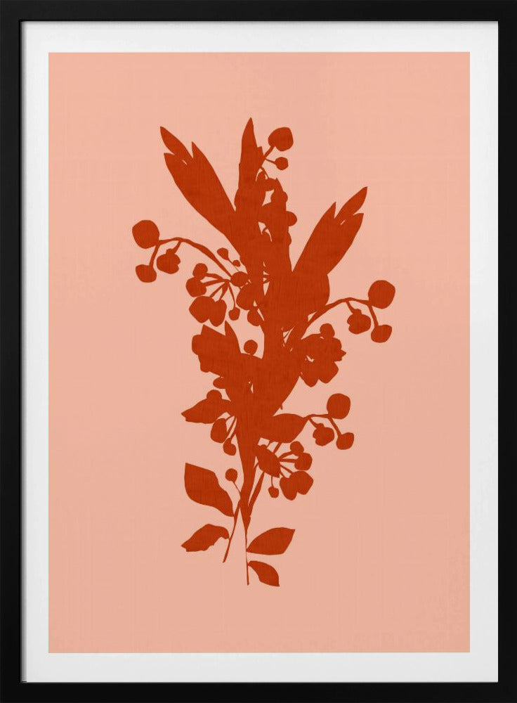 Floral Silhouette 8 | Poster