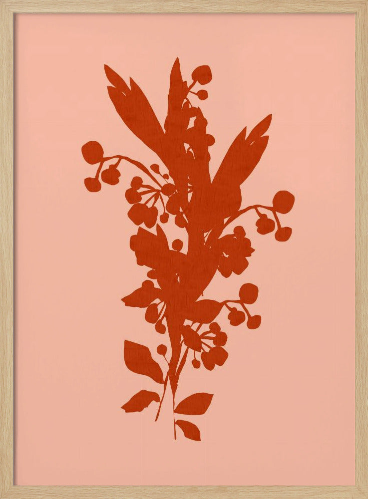 Floral Silhouette 8 | Poster