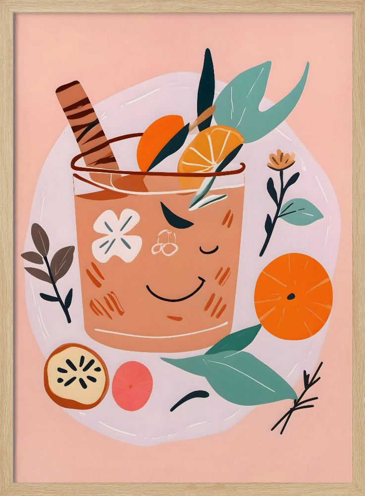 Kaneel &amp; Sinaasappelcocktail | Poster