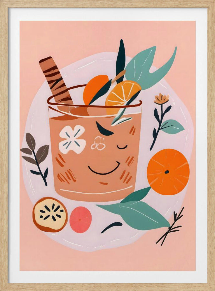 Kaneel &amp; Sinaasappelcocktail | Poster
