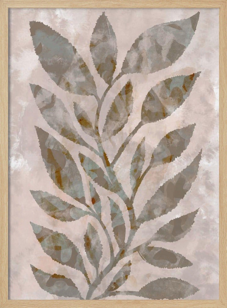 Abstracte bladeren | Poster
