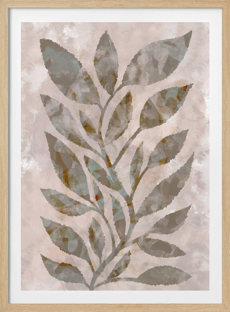 Abstracte bladeren | Poster