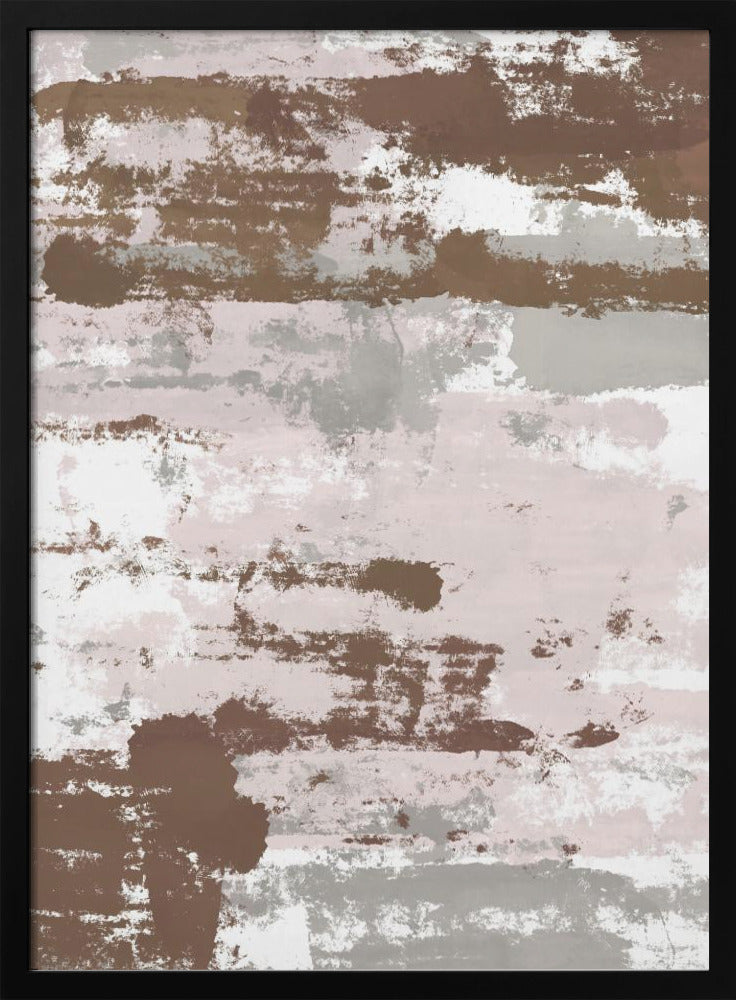Abstracte Mocha Paden | Poster