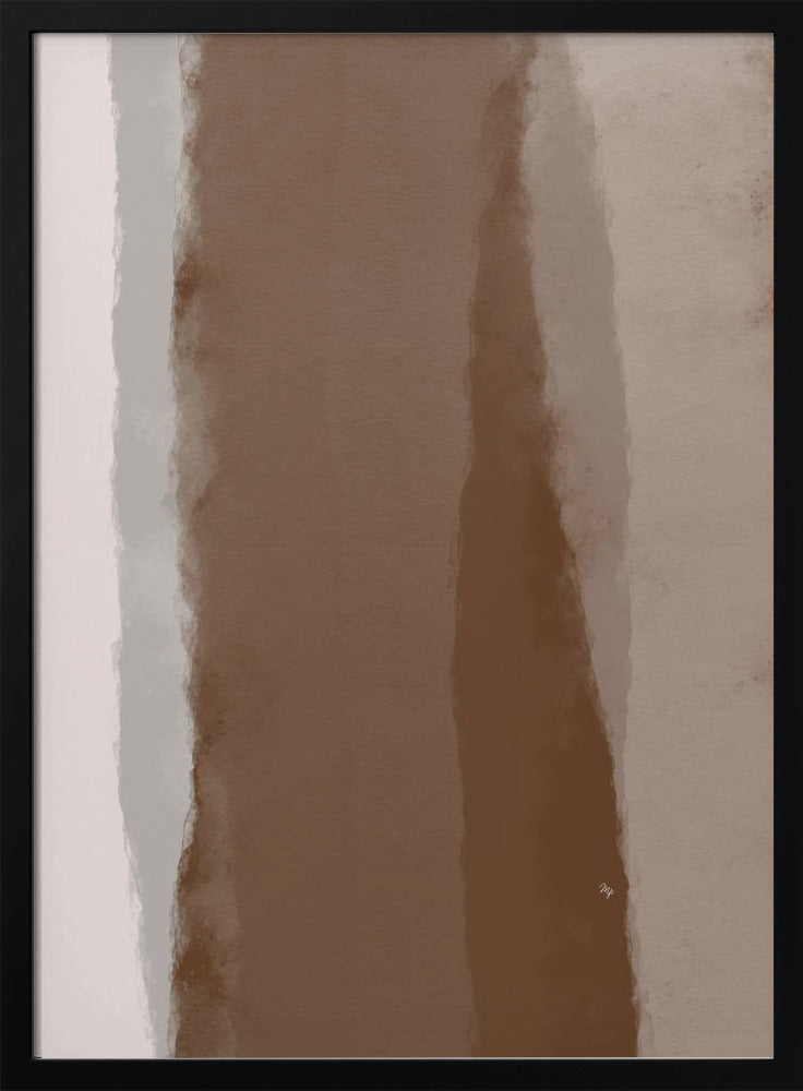 Abstracte Mocha-lineariteit | Poster