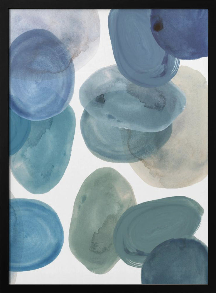 Tinten blauw 2 | Poster