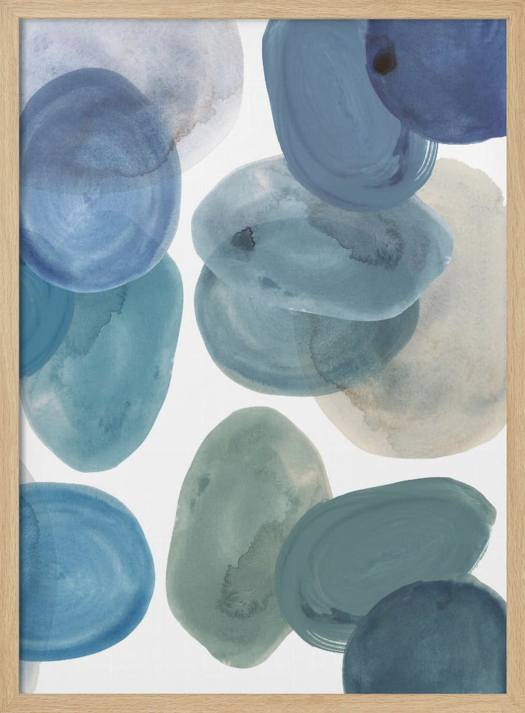 Tinten blauw 2 | Poster
