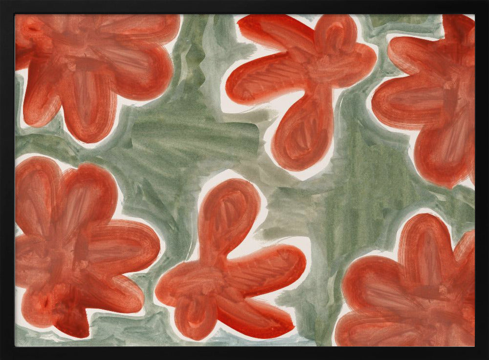 Grote bloemen | Poster