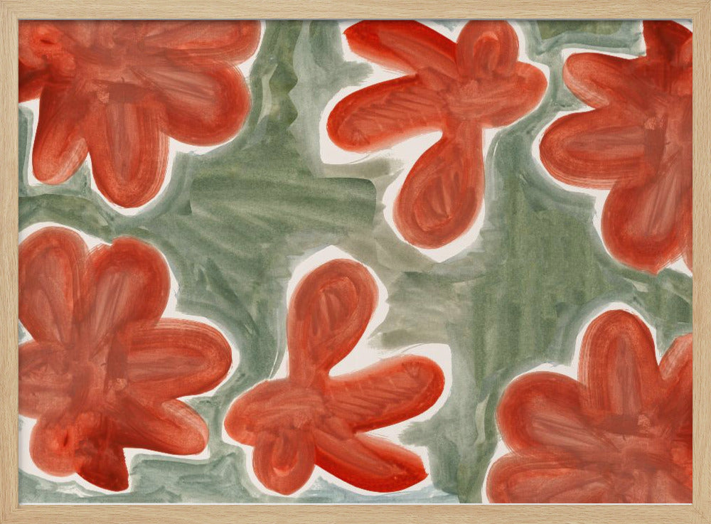 Grote bloemen | Poster