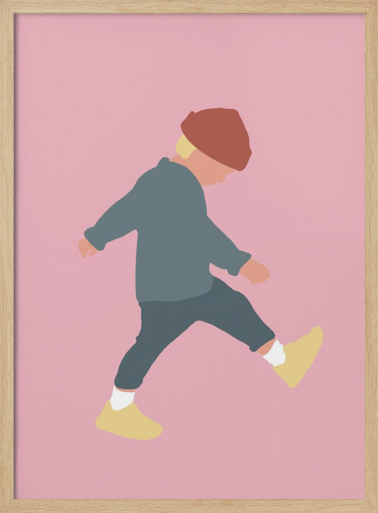 Tamo - Walking Boy Silhouette | Poster
