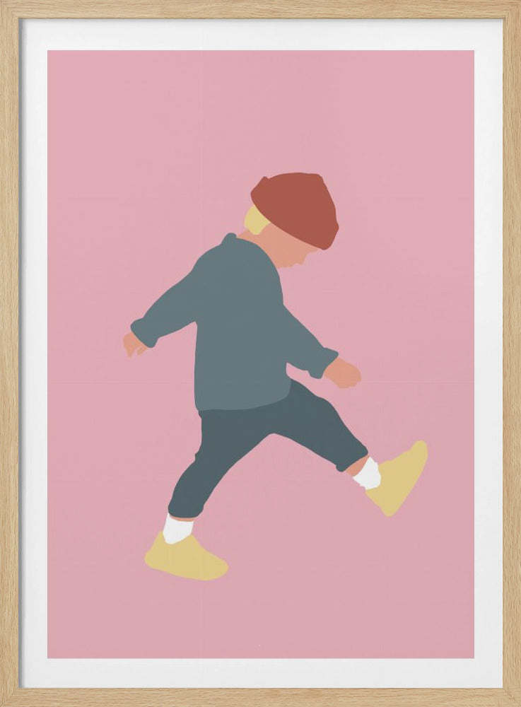 Tamo - Walking Boy Silhouette | Poster