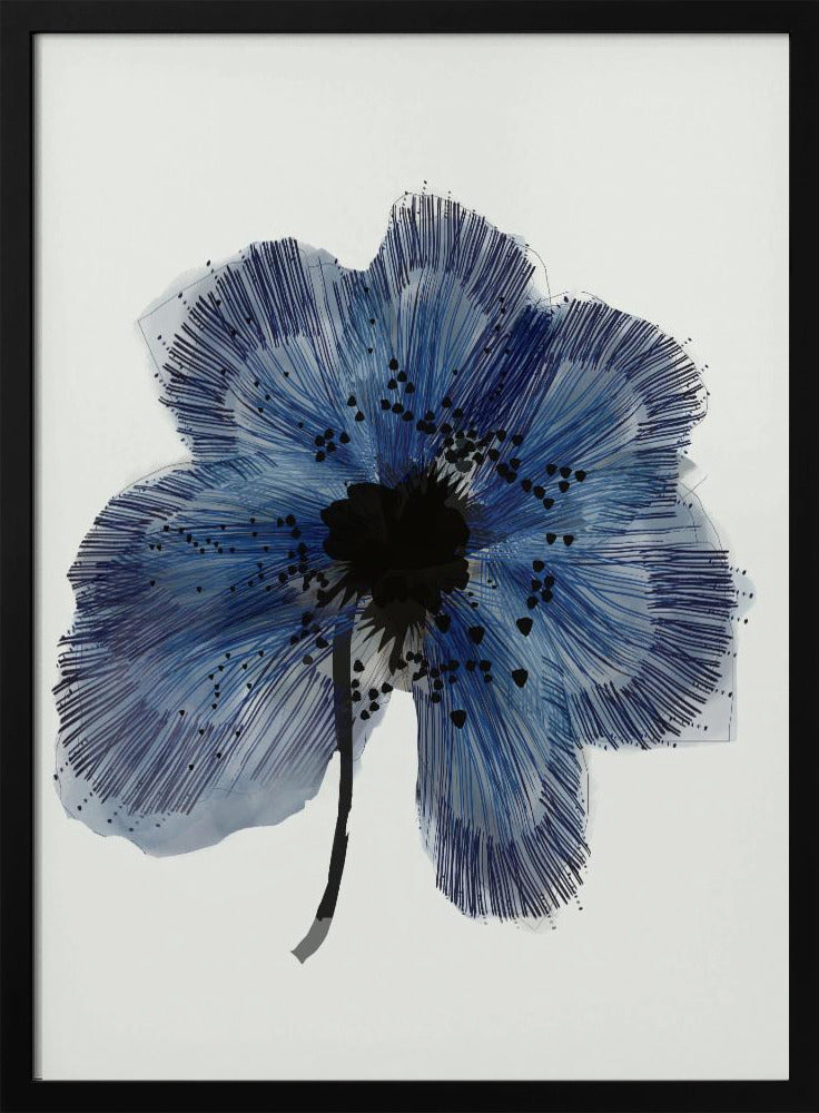 Blauwe Bloem 2 | Poster