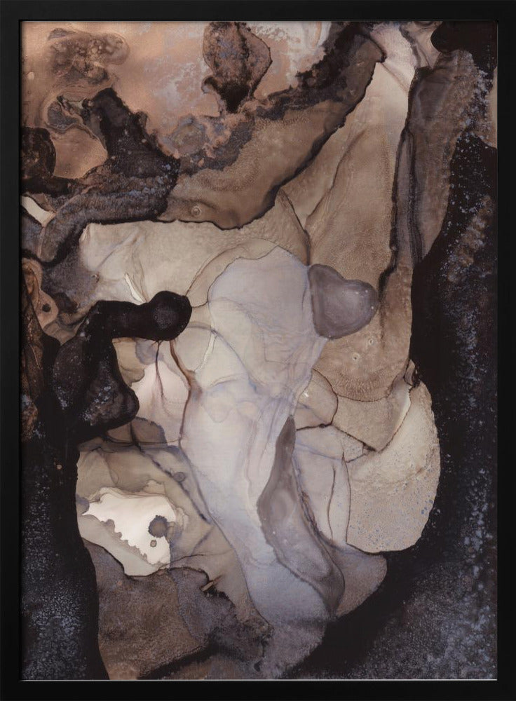 Organic Shapes in Earthy Tones | Poster