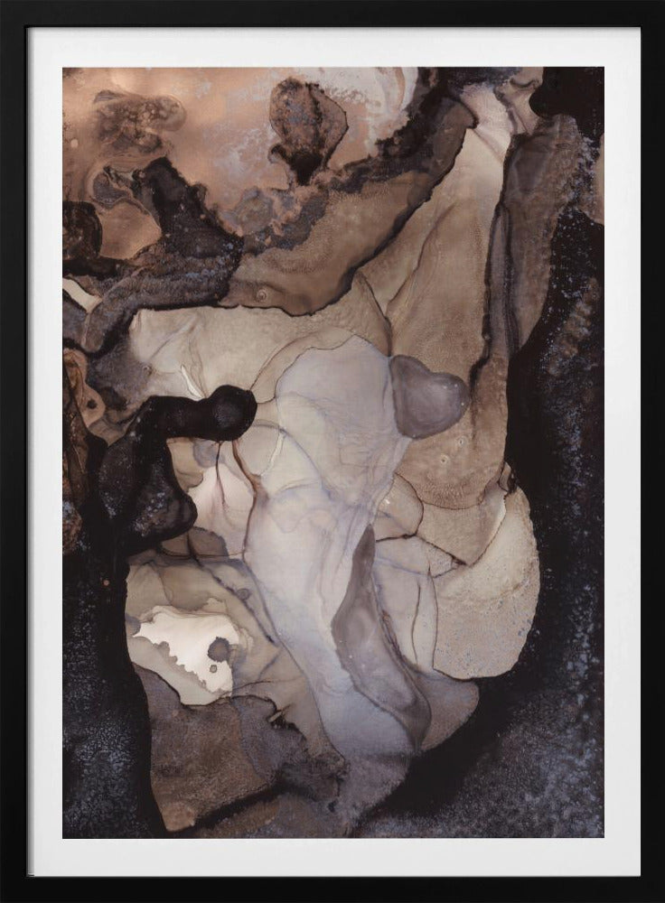 Organic Shapes in Earthy Tones | Poster