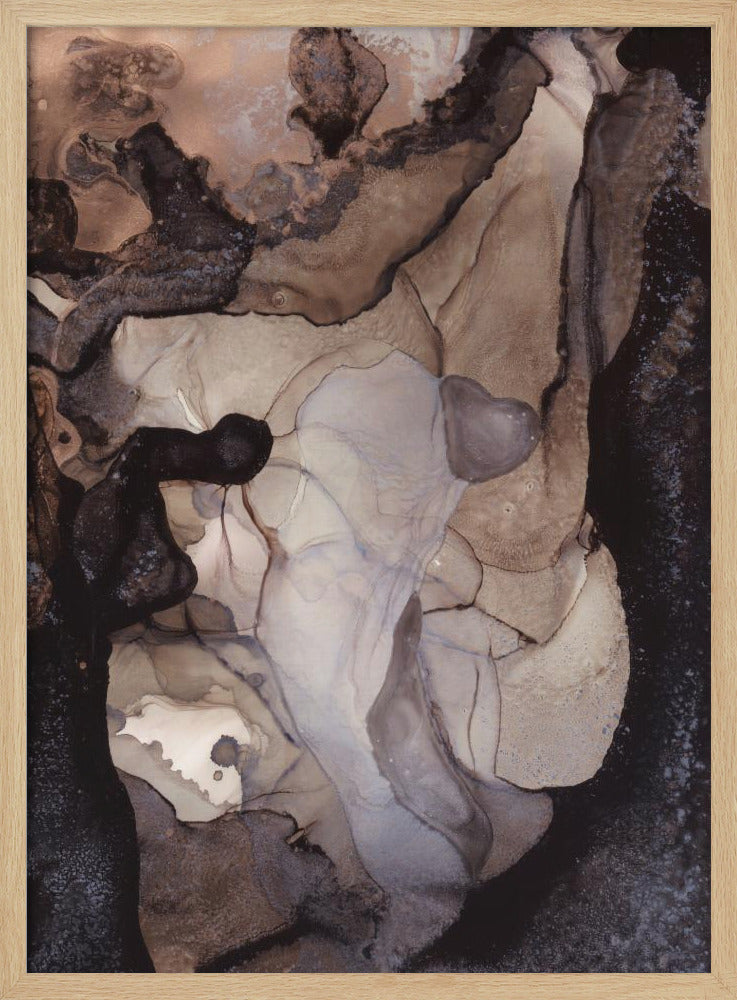 Organic Shapes in Earthy Tones | Poster