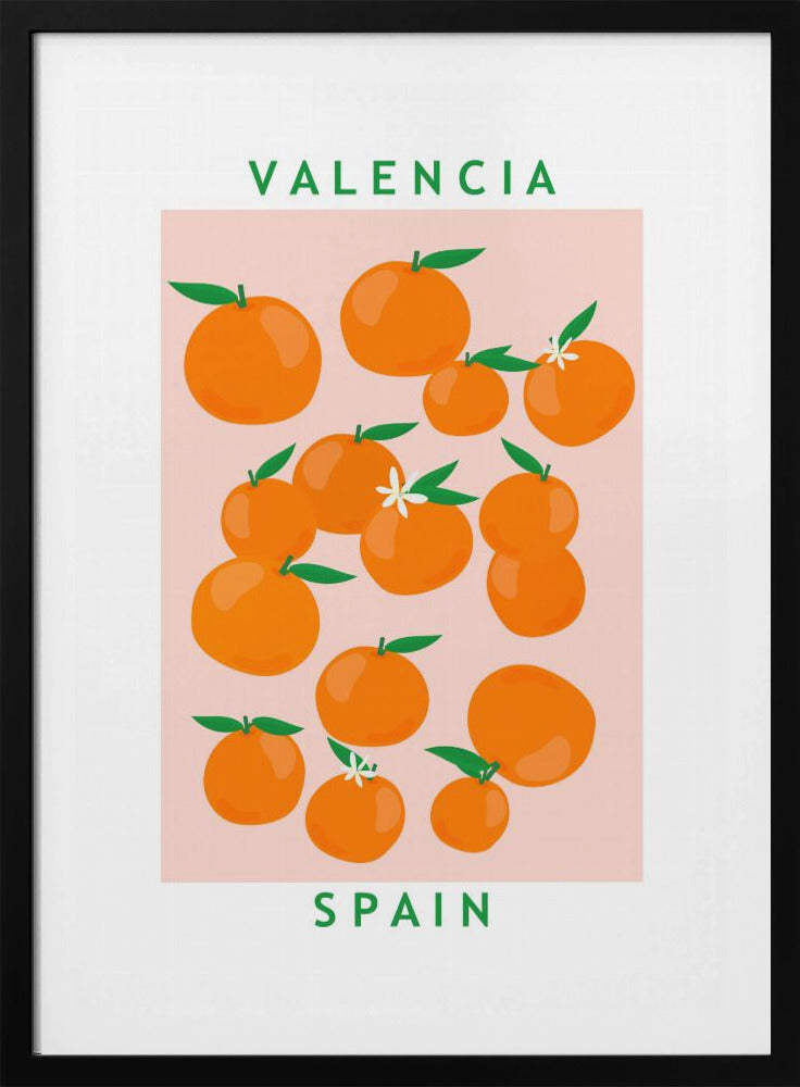 Bloemenmarkt Sinaasappels | Poster
