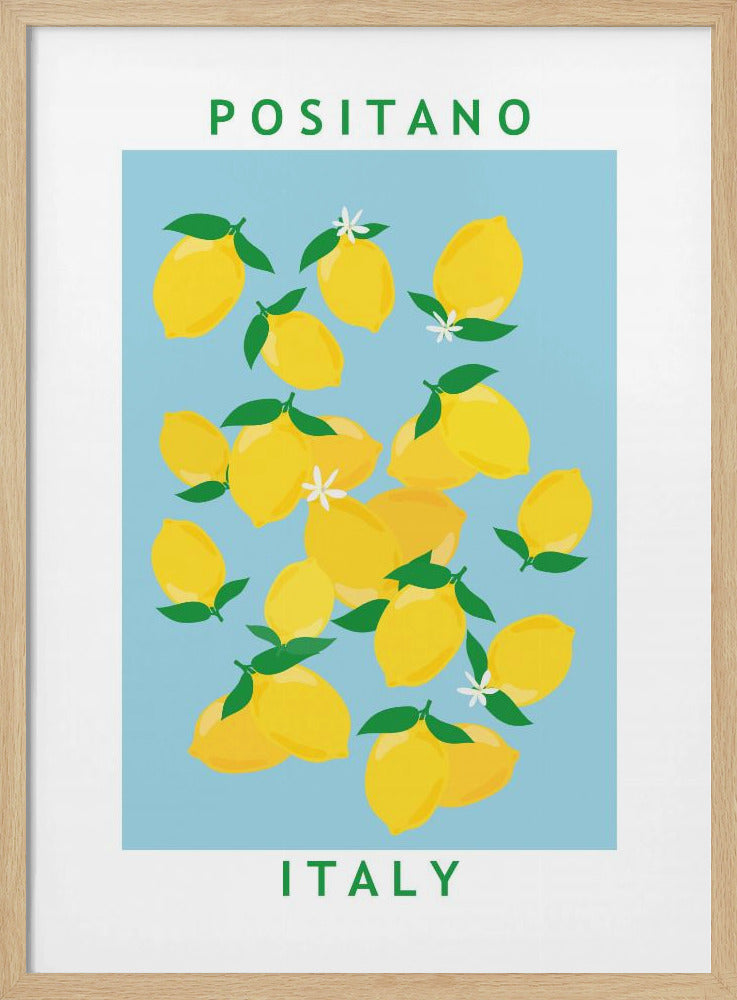 Citroenenbloemenmarkt | Poster