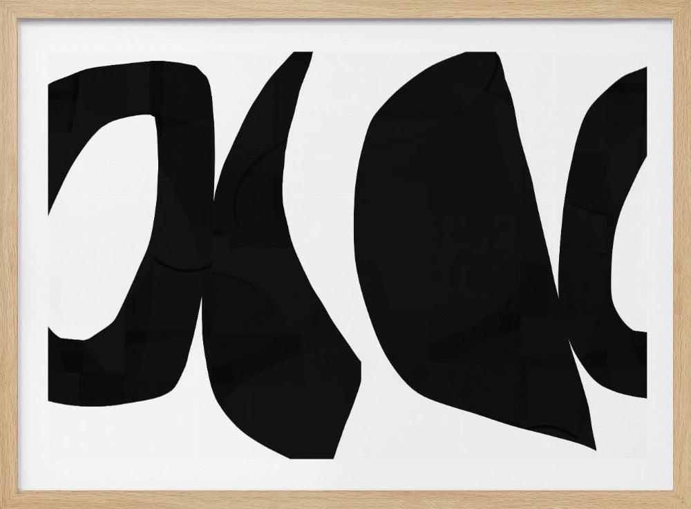 Big Black Shapes 1 | Poster