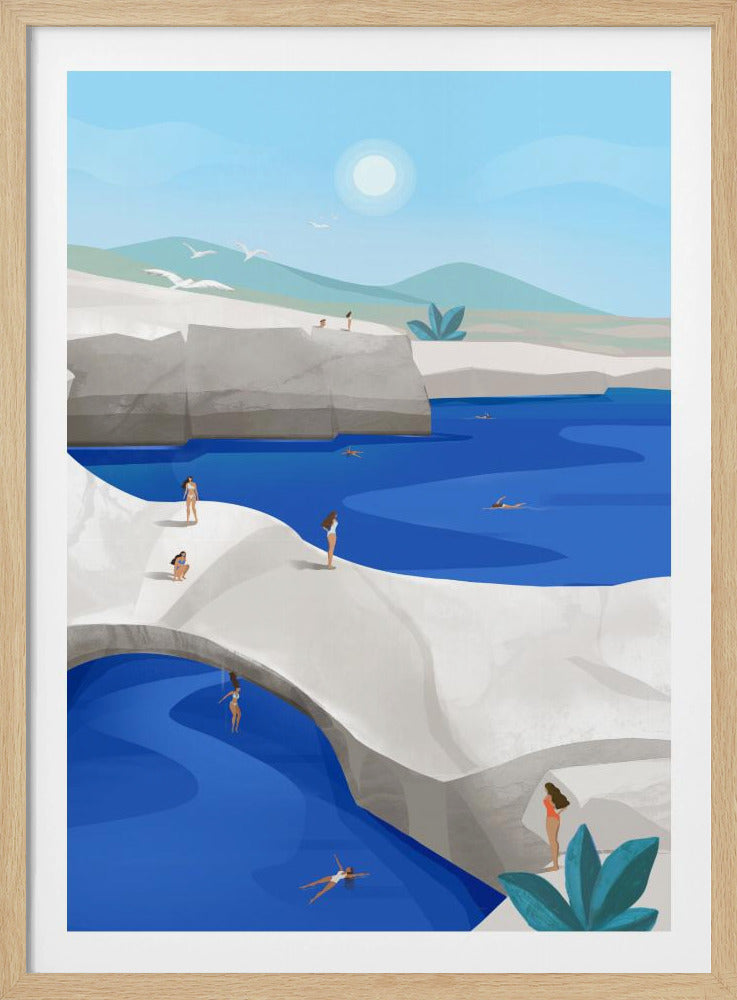 Cliff Jumping, Griekenland | Poster