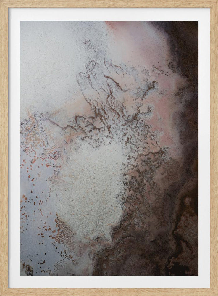 Lake Eyre Upscaled - rode aarde vibes | Poster