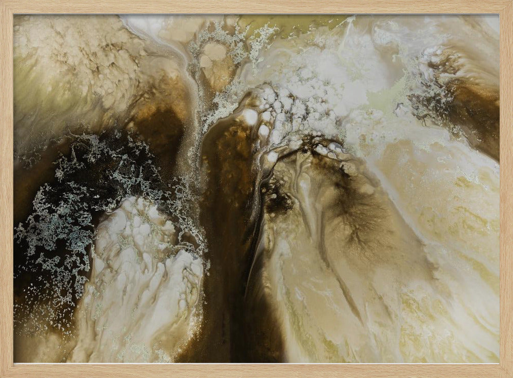 Rustiek Abstract - Terra's Wandtapijt | Poster