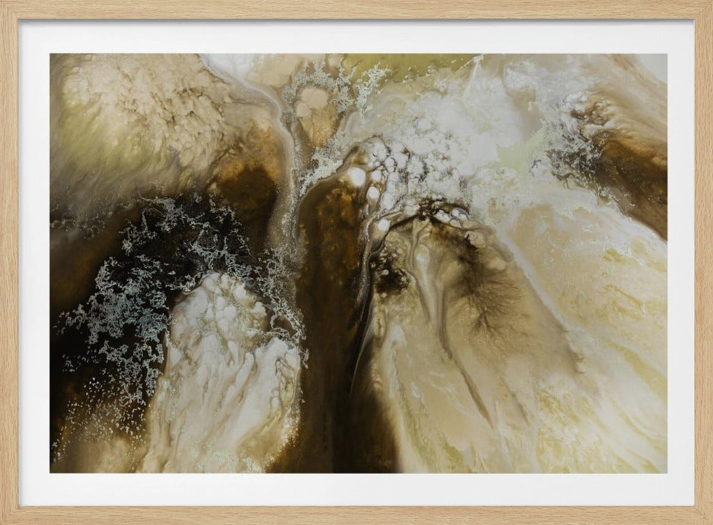 Rustiek Abstract - Terra's Wandtapijt | Poster