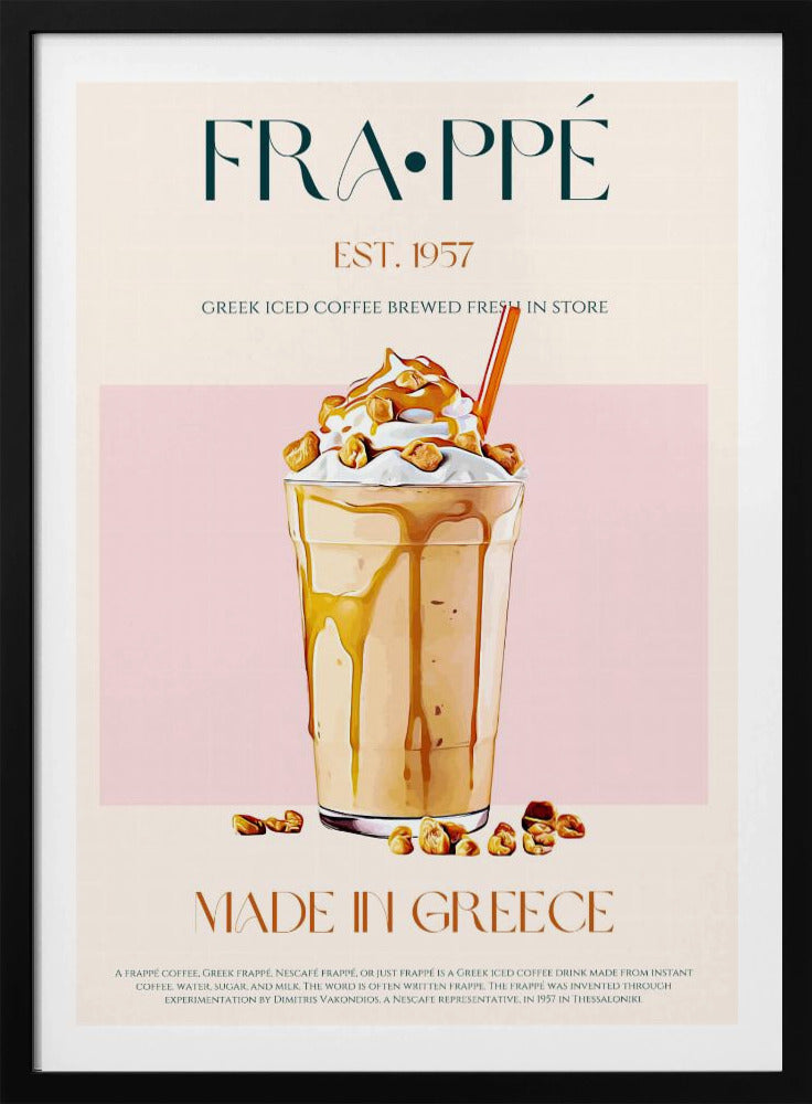 Griekse Frappe Delight | Poster