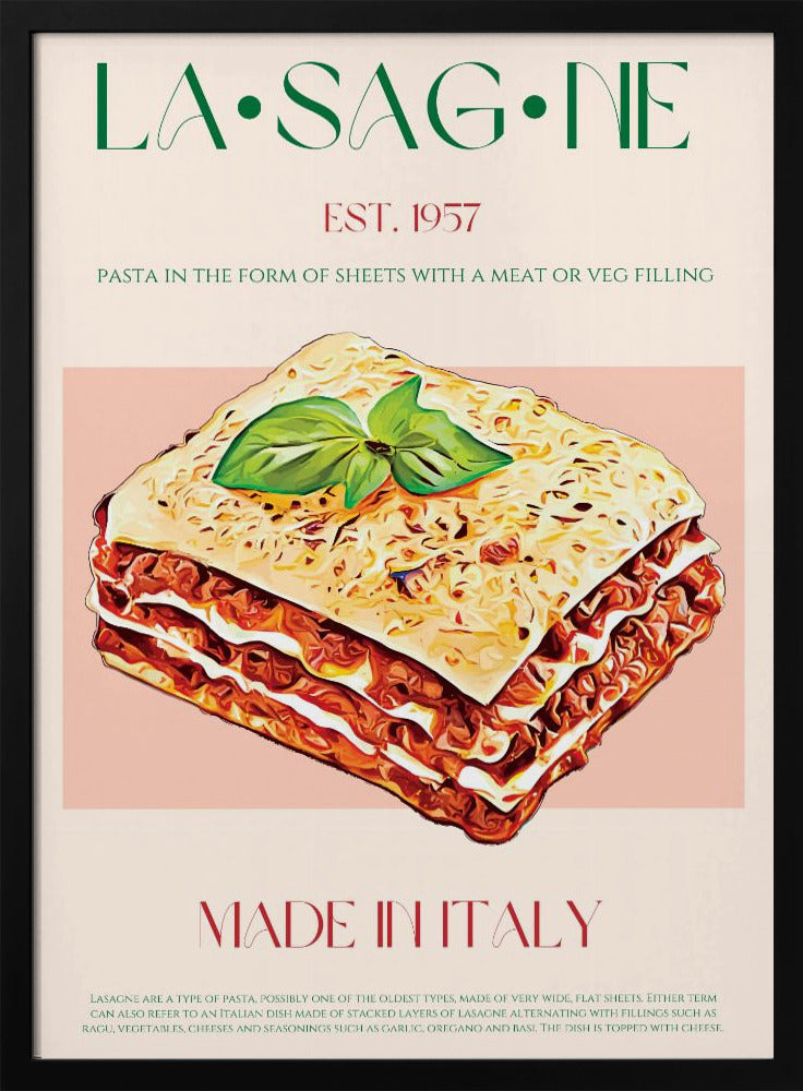 Lagen lasagne | Poster