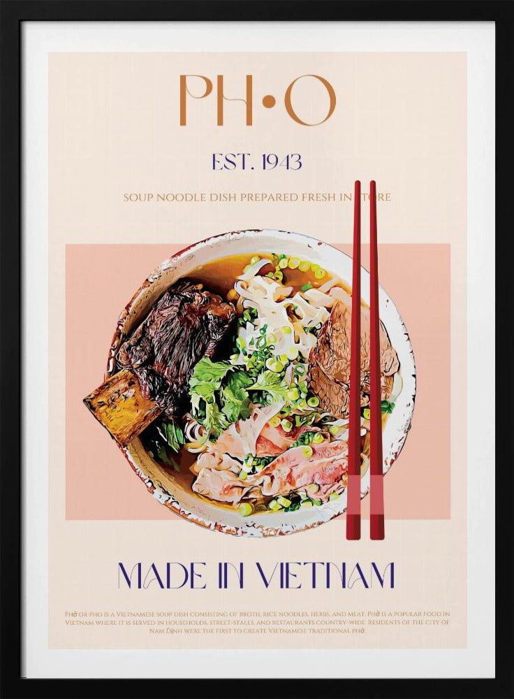Vietnamese noedels | Poster