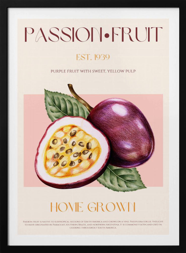 Levendige passievrucht | Poster