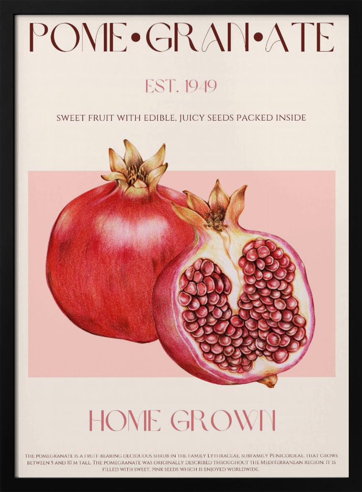 Sappige granaatappel | Poster