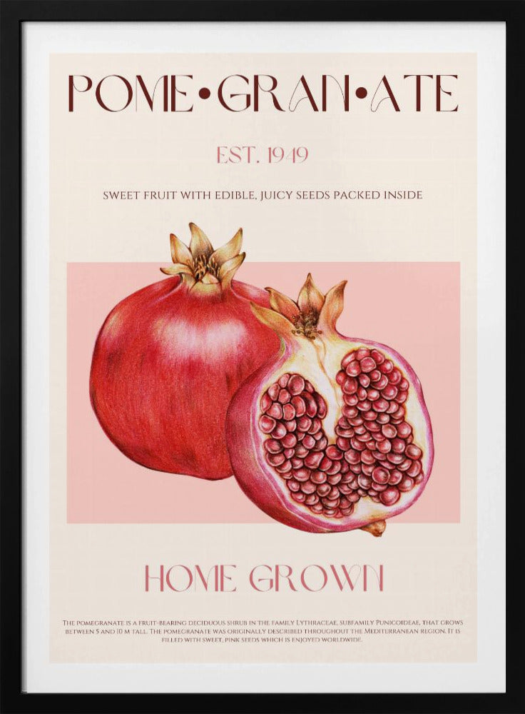 Sappige granaatappel | Poster
