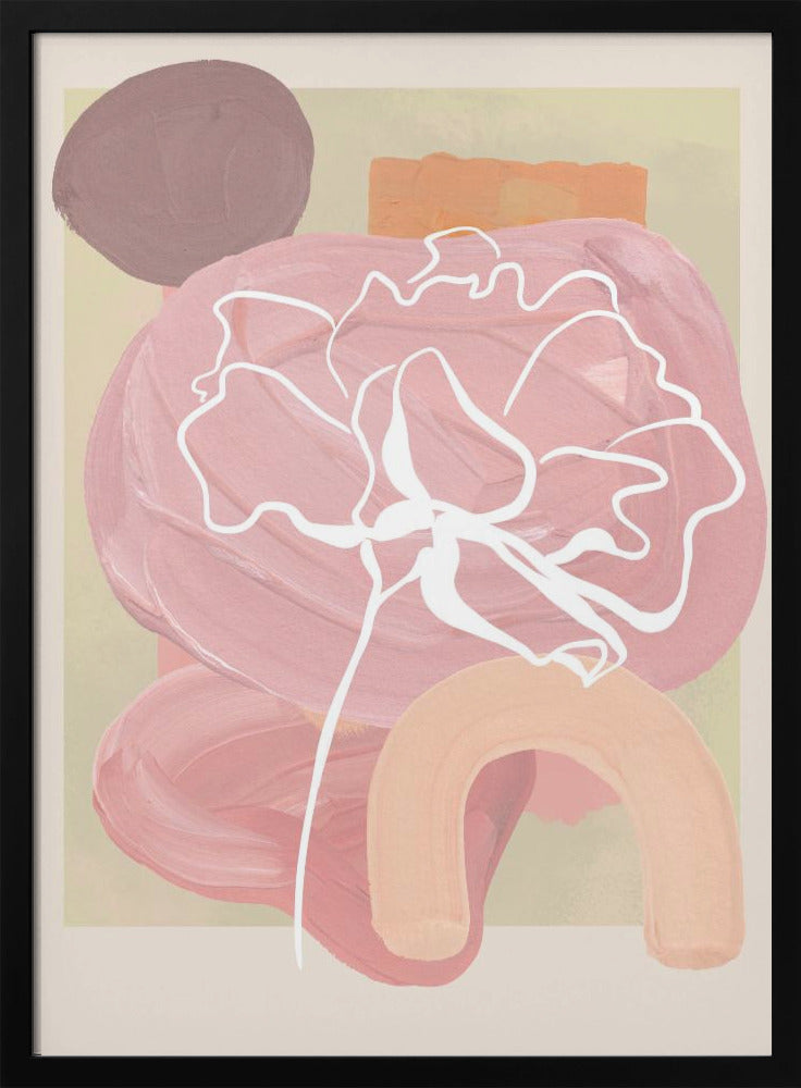 Abstracte bloesems | Poster