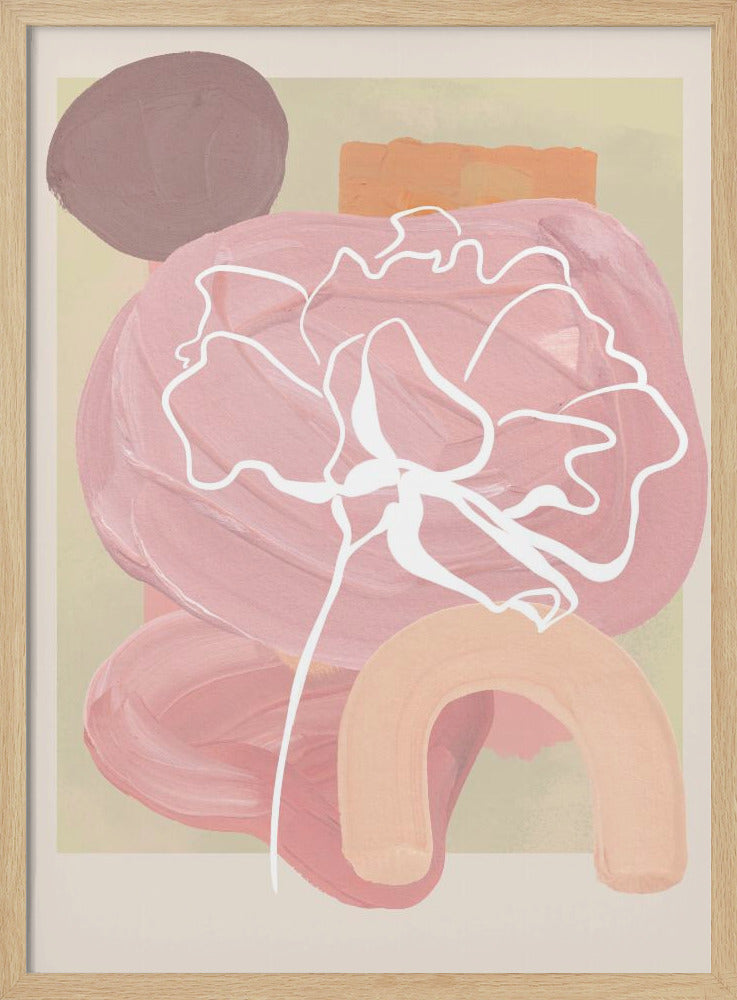 Abstracte bloesems | Poster
