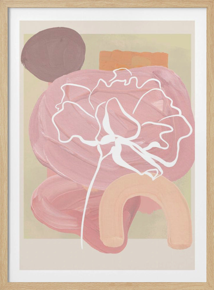 Abstracte bloesems | Poster