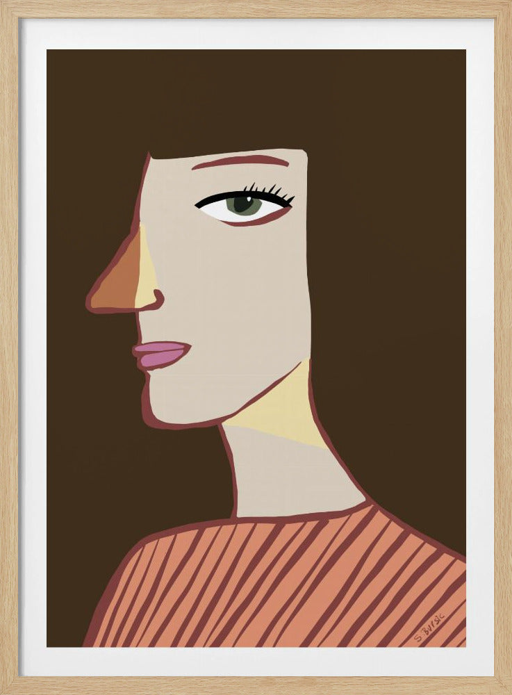 Vrouwenprofiel | Poster