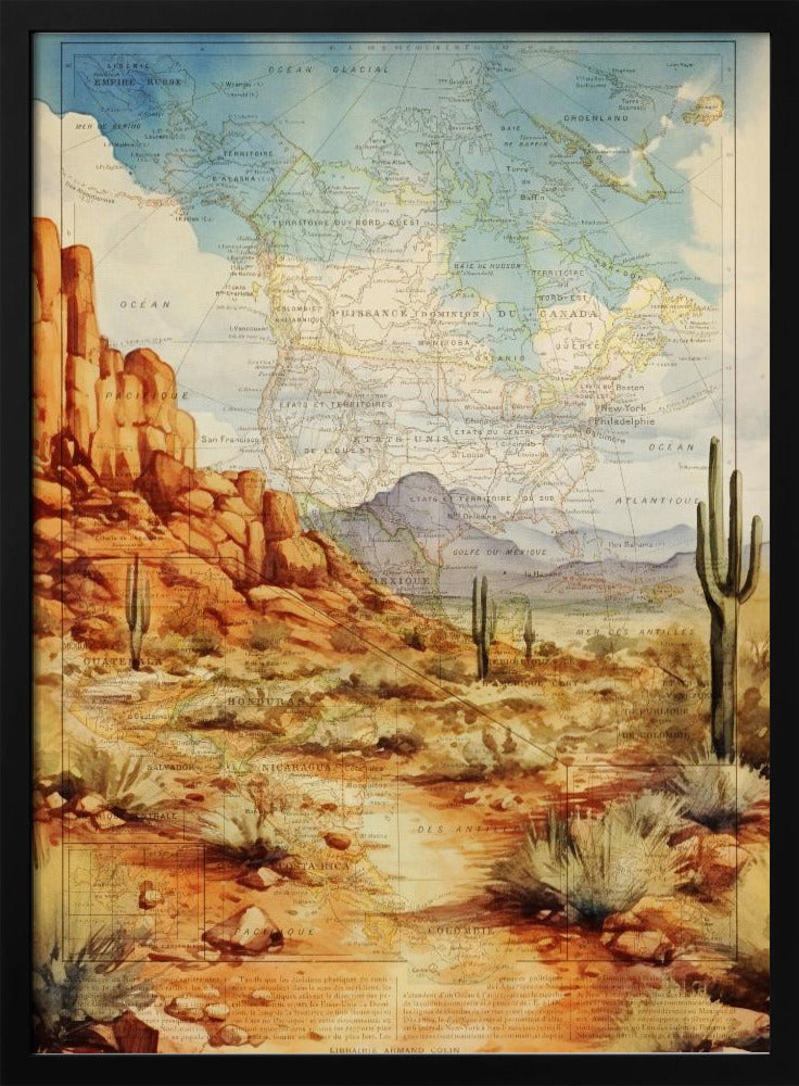 Woestijn van Arizona | Poster