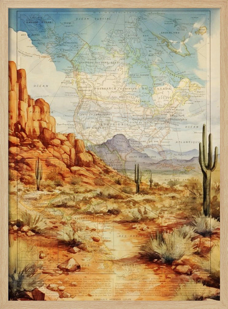 Woestijn van Arizona | Poster