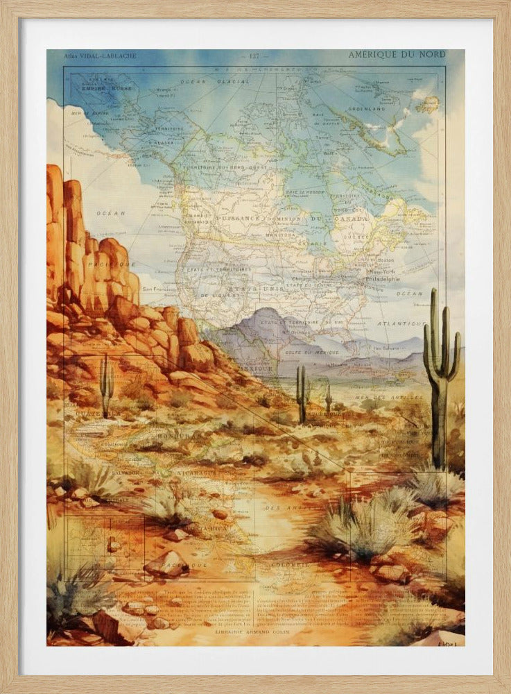 Woestijn van Arizona | Poster