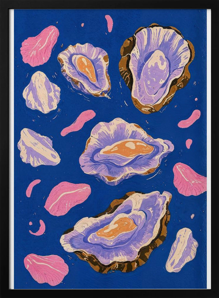 Oesters in een baan om de aarde | Poster