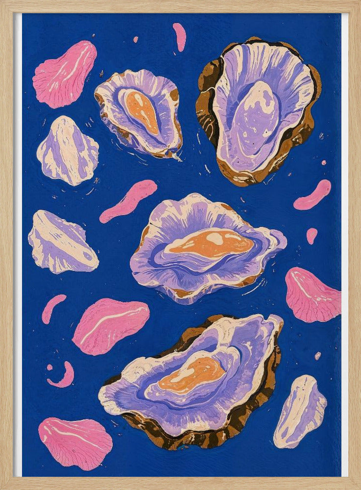 Oesters in een baan om de aarde | Poster