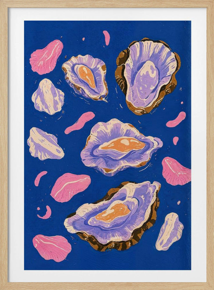 Oesters in een baan om de aarde | Poster