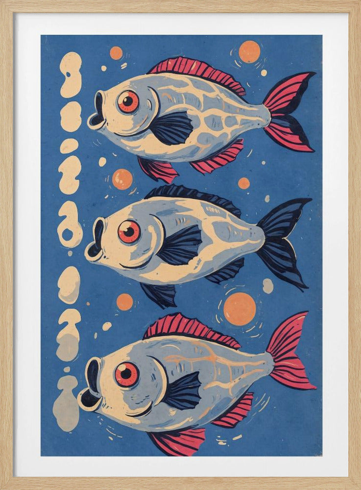 Kosmische Koi Dans | Poster