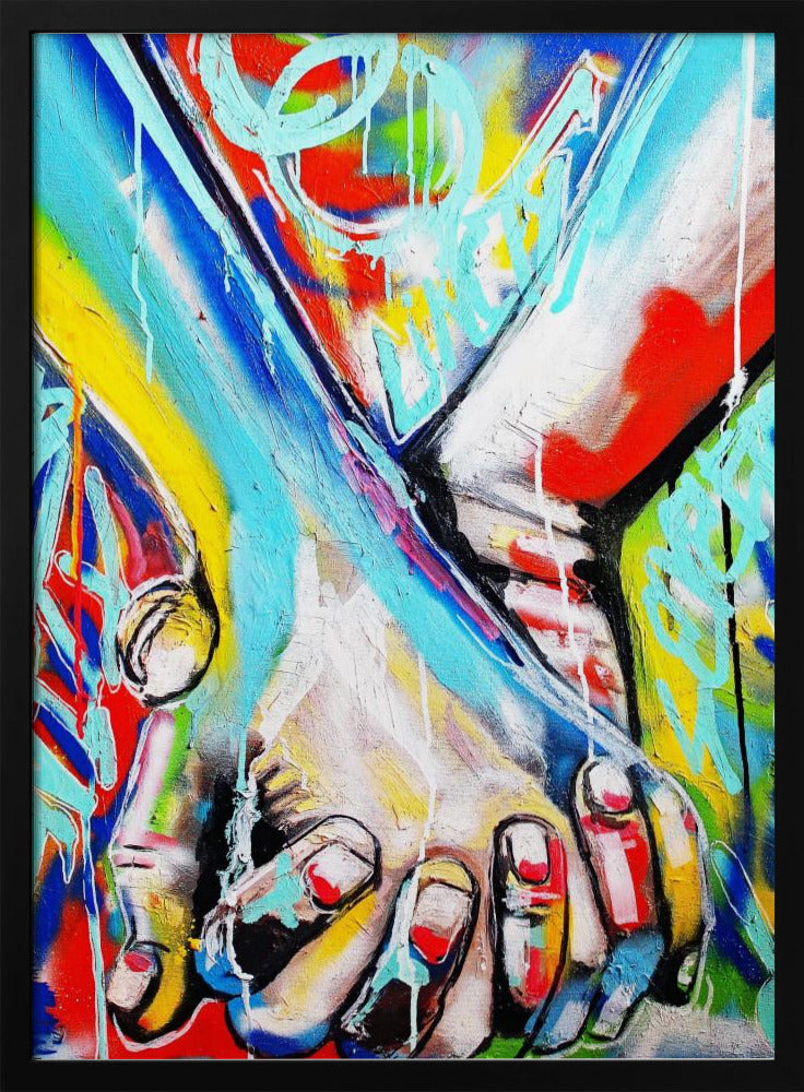 Levendige straatkunst | Poster