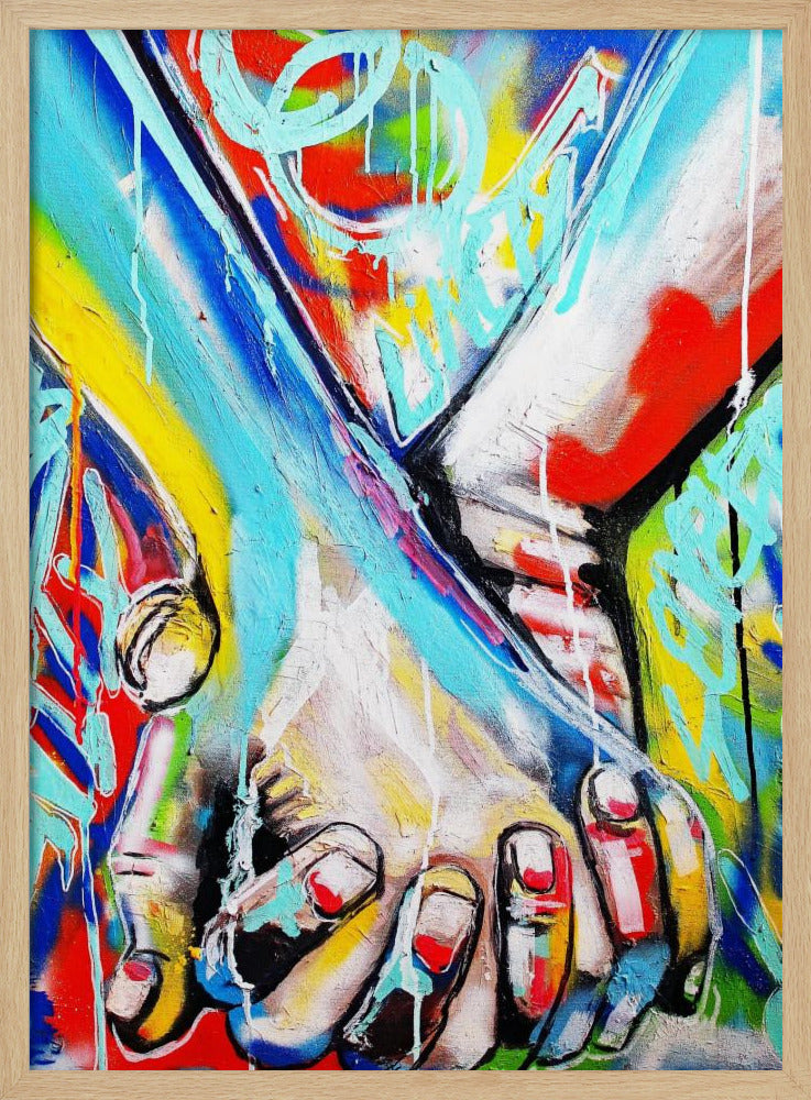 Levendige straatkunst | Poster