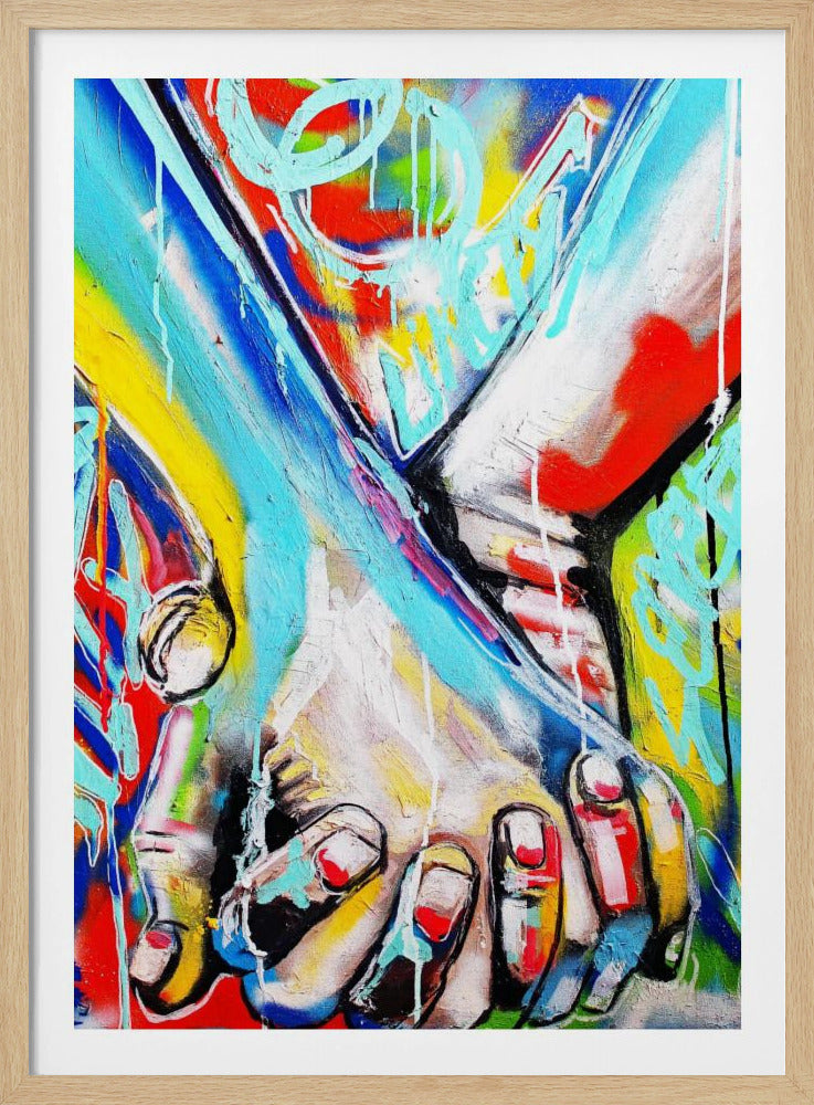 Levendige straatkunst | Poster