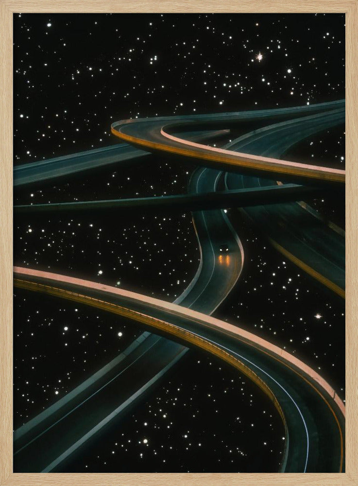 Alleen rijden en aan jou denken | Poster