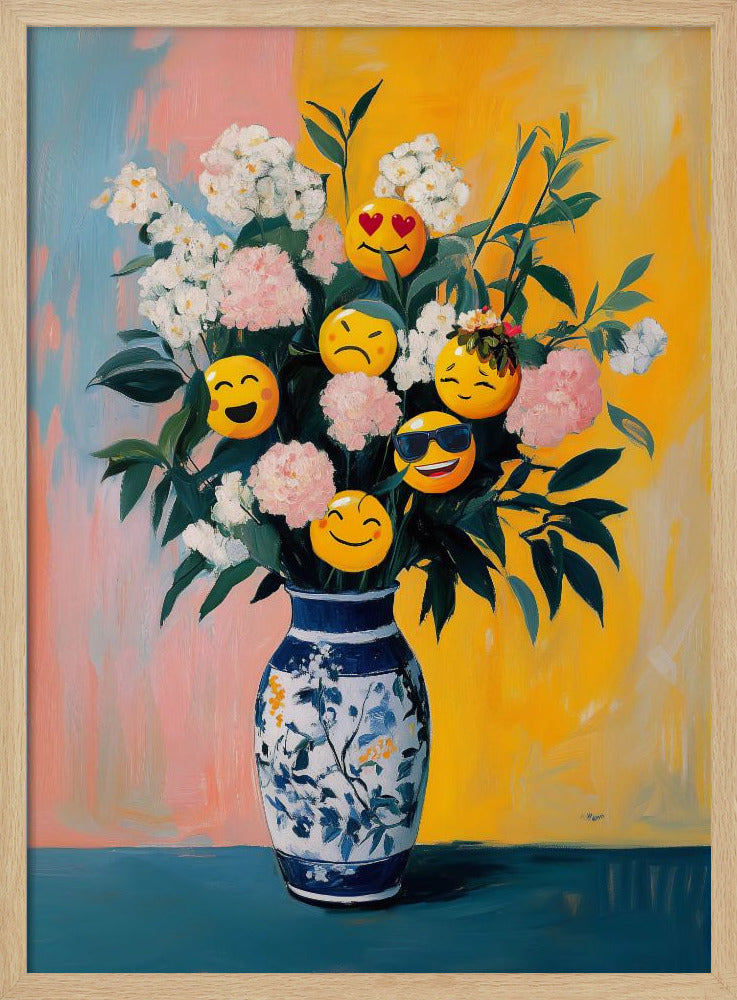 Bloemenemoji's | Poster